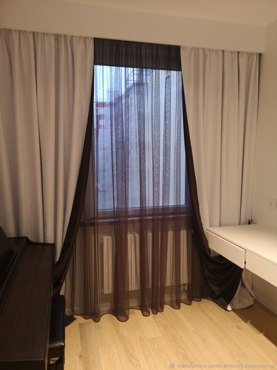 Шторы в однокомнатную квартиру