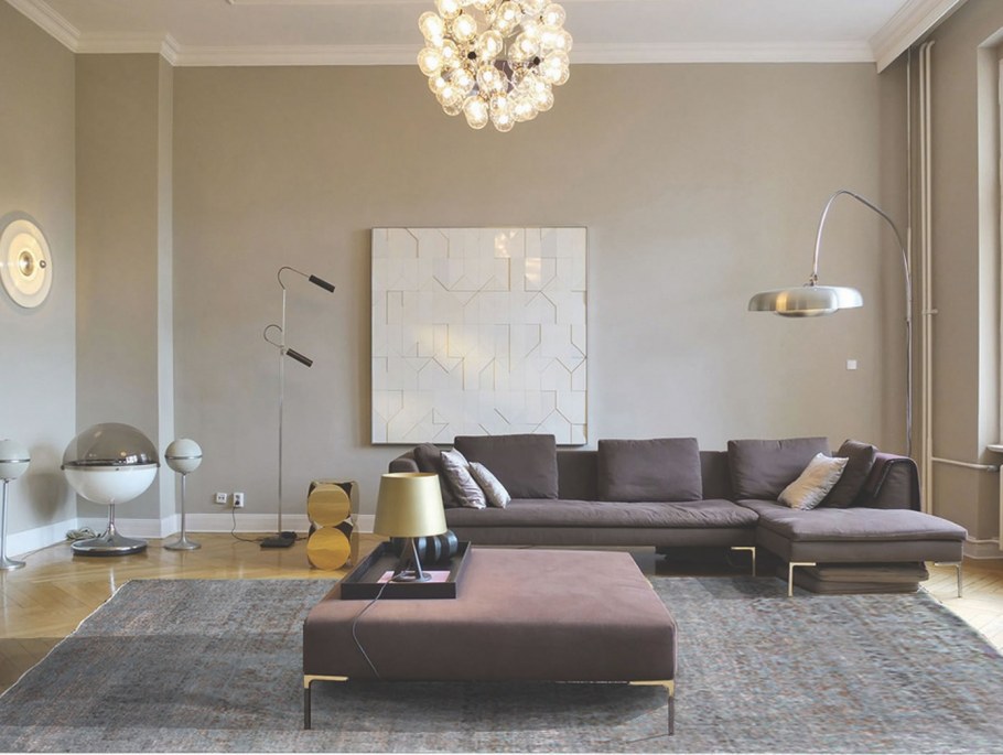 Серо белый интерьер