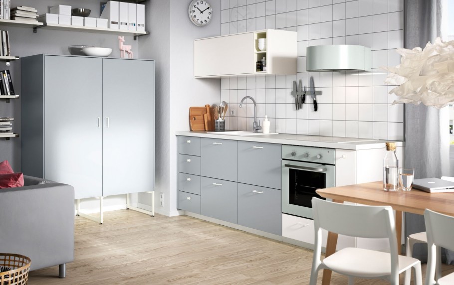 Кухня Веддинге икеа в интерьере