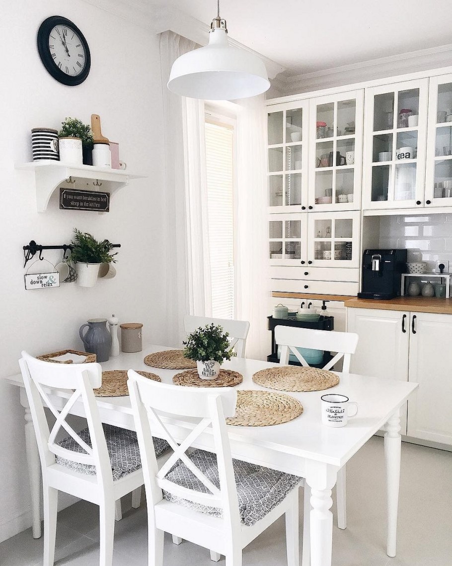 Икеа Будбин белый в интерьере