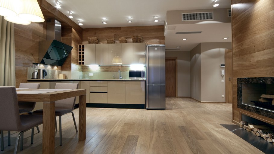 Кухонный фартук из ламината