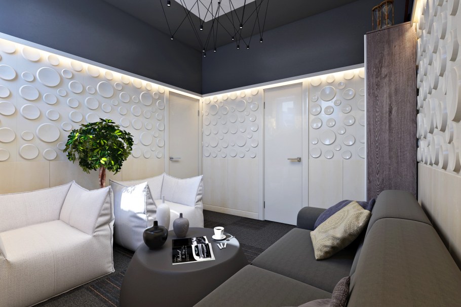 Интерьер комнаты отдыха в офисе