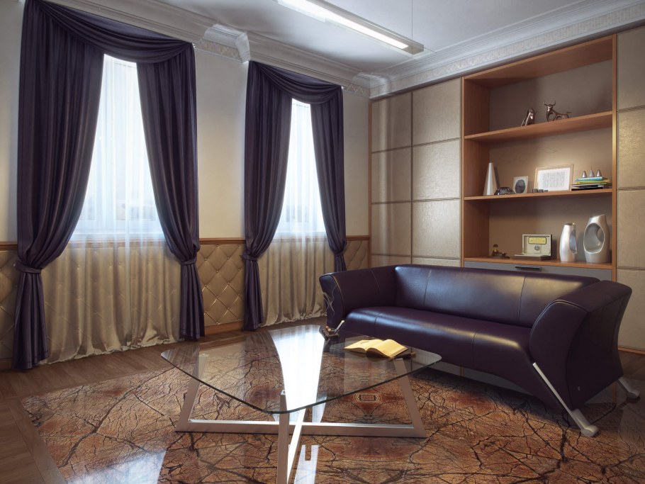 Интерьер комнаты отдыха в кабинете