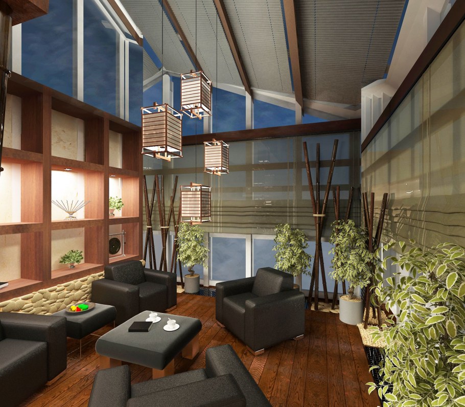 Дизайн комнаты отдыха руководителя