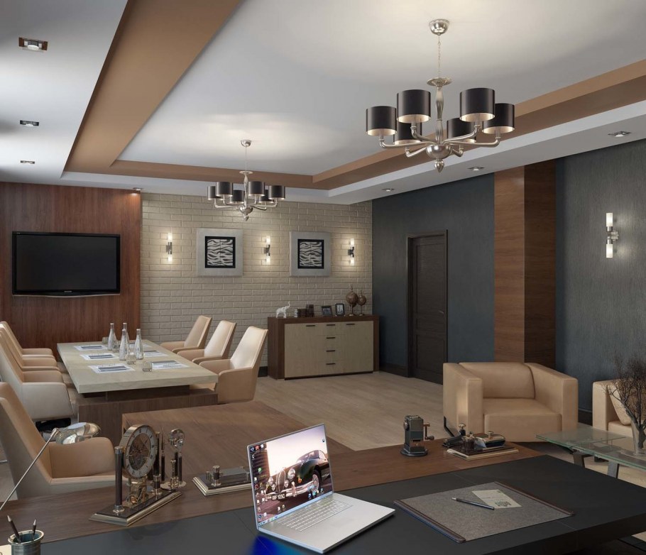 Дизайнерский кабинет руководителя