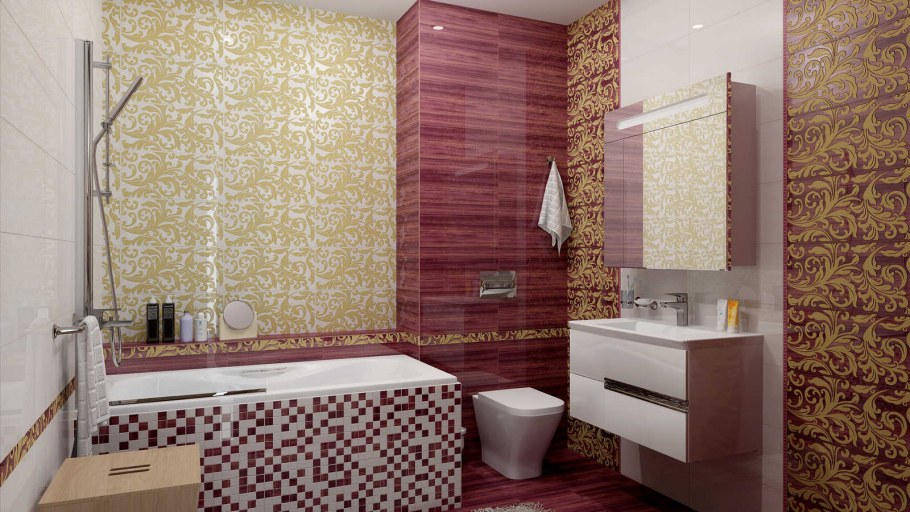 Страйпс бордо плитка напольная 12-01-47-270 30х30