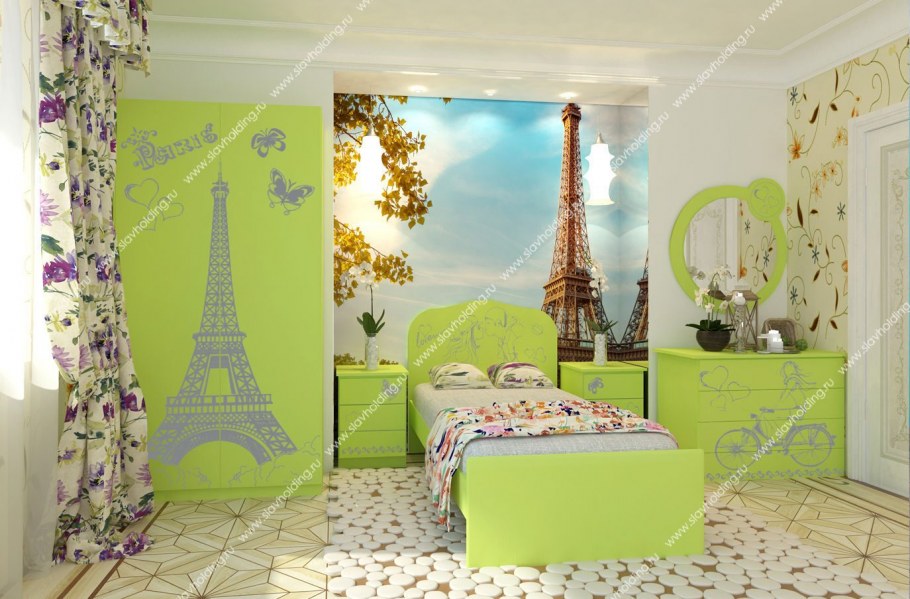 Интерьер детской Париж