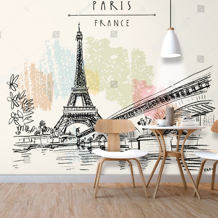 Фреска Парижское кафе