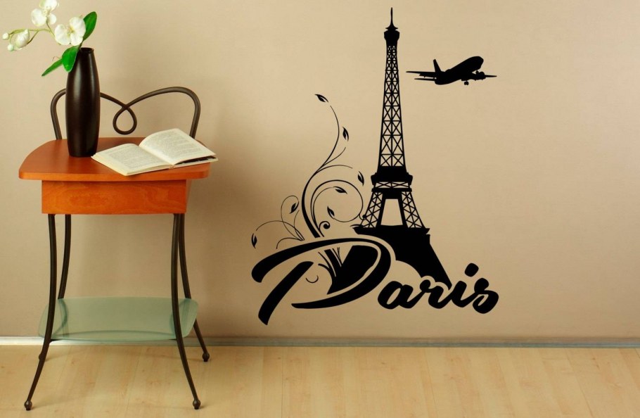 Наклейки Париж на стену