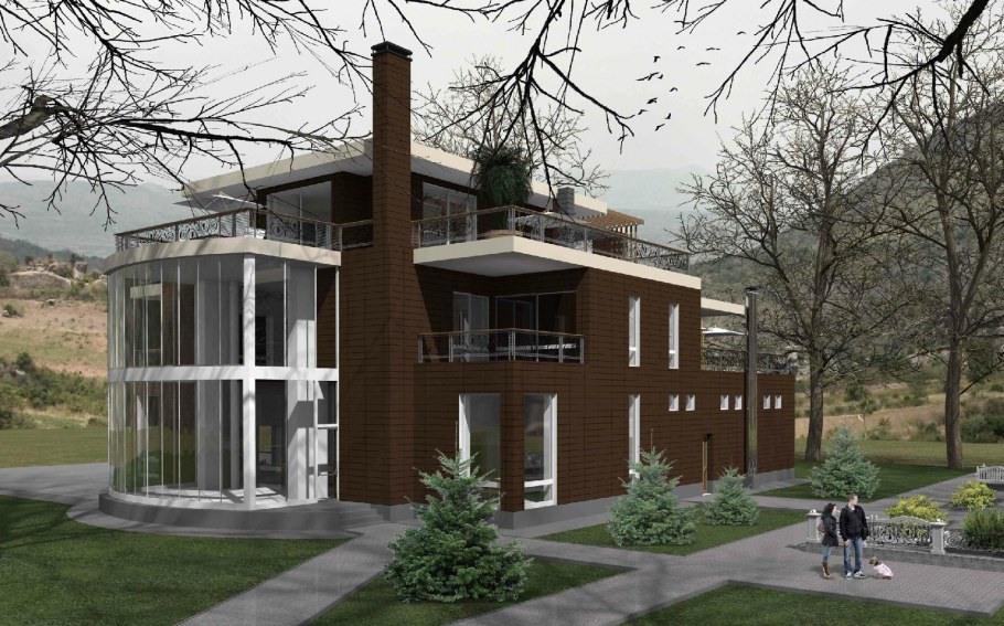 Дом усадебного типа