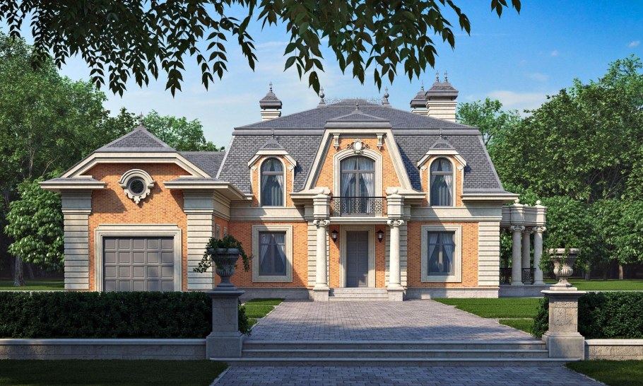 Мерано - проект особняка в стиле Ампир