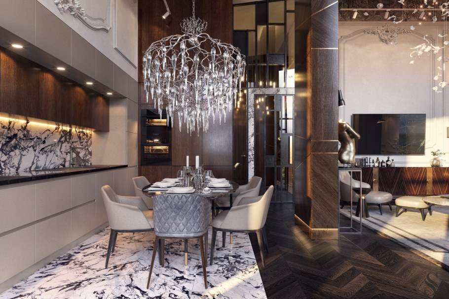 Евродвушка в стиле арт деко