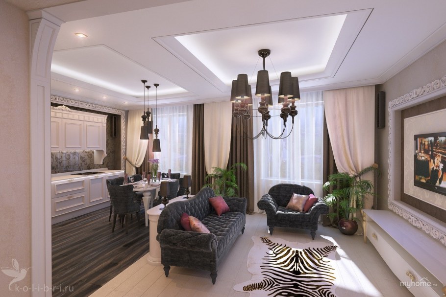 Ар деко интерьер современный