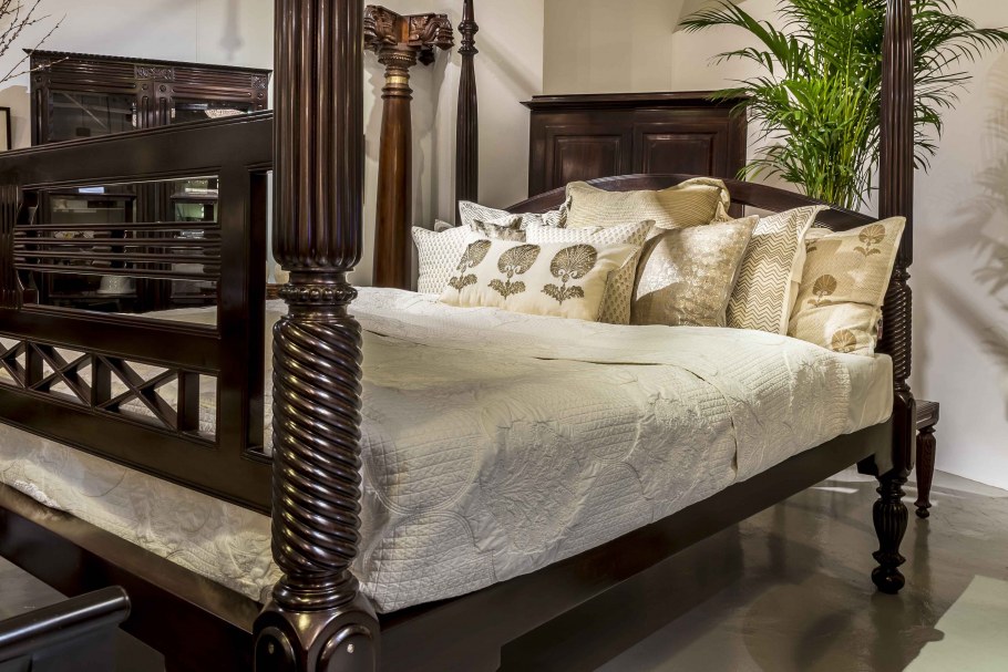 Спальня в колониальном стиле