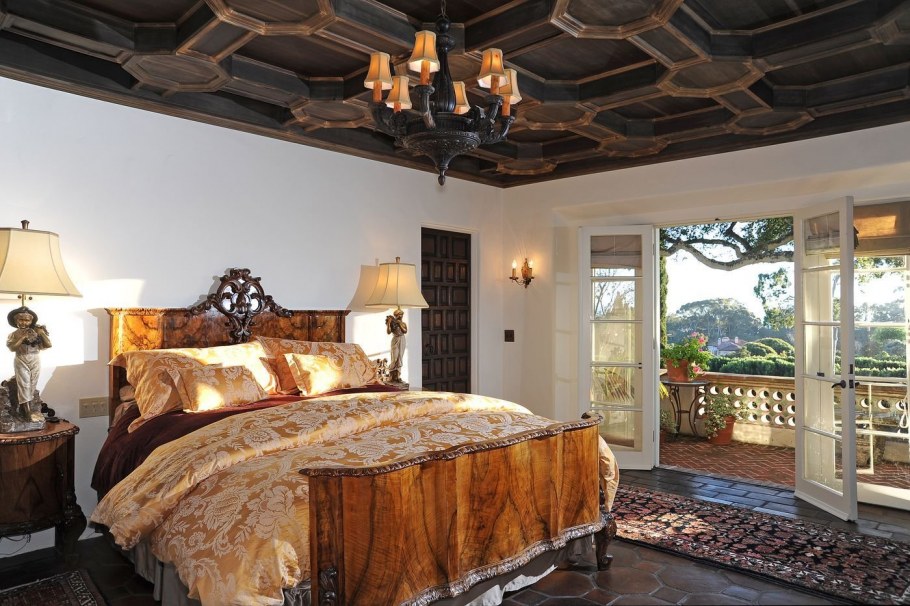 Спальня в колониальном стиле
