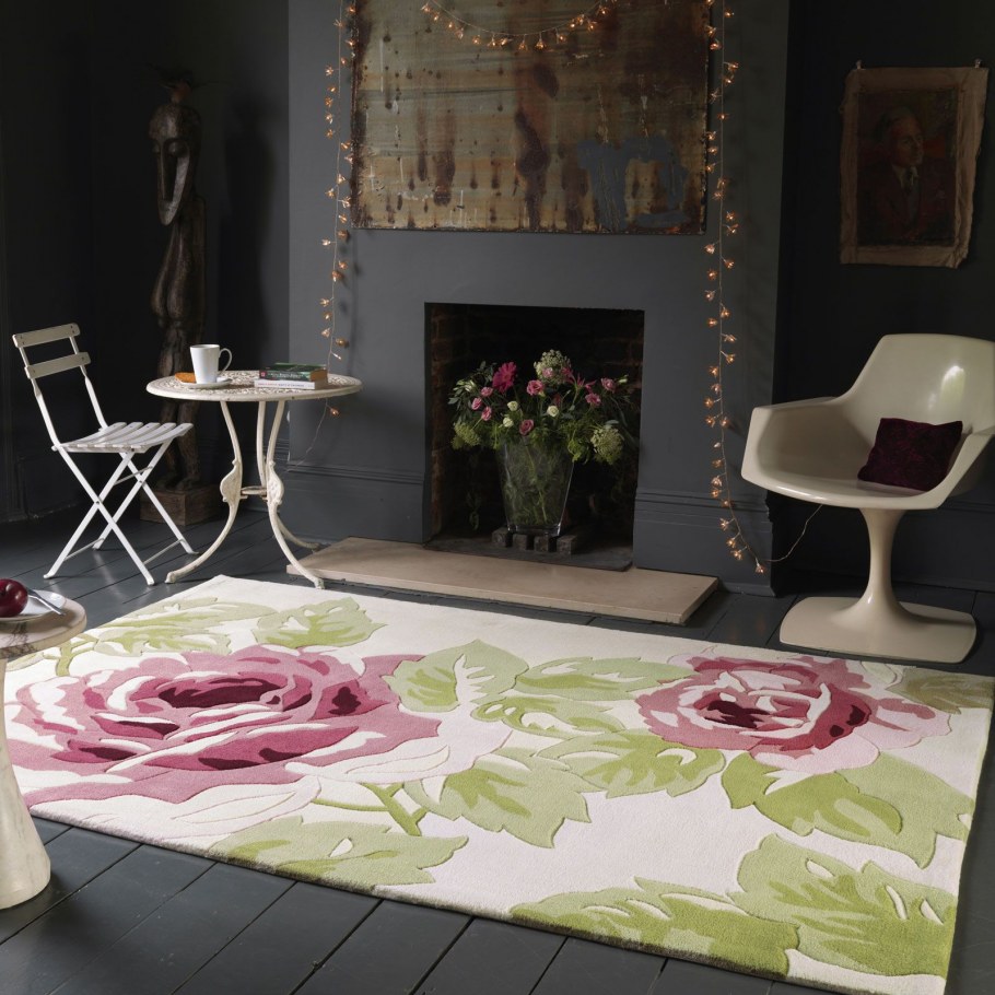 Ковер в пастельных тонах