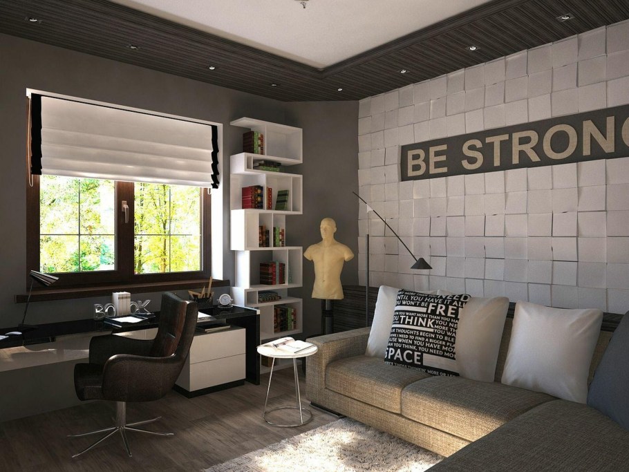 Интерьер комнаты для парня