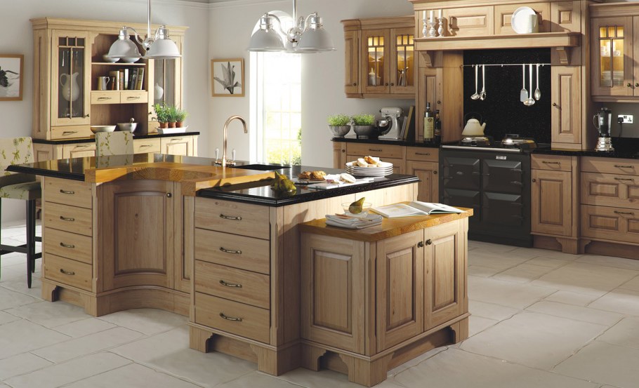 Дизайн большой кухни