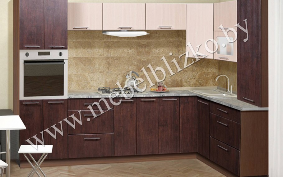 Кухня МДФ дуб антик