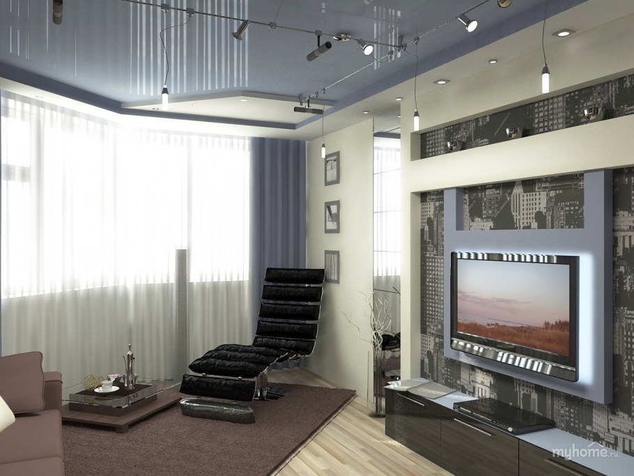 Комната в стиле Хай тек