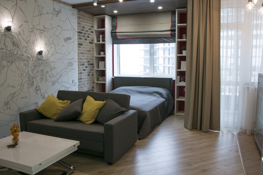 Интерьер квартиры для молодого человека