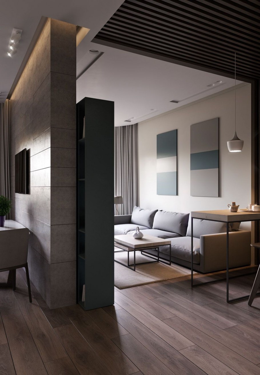 Строгий интерьер