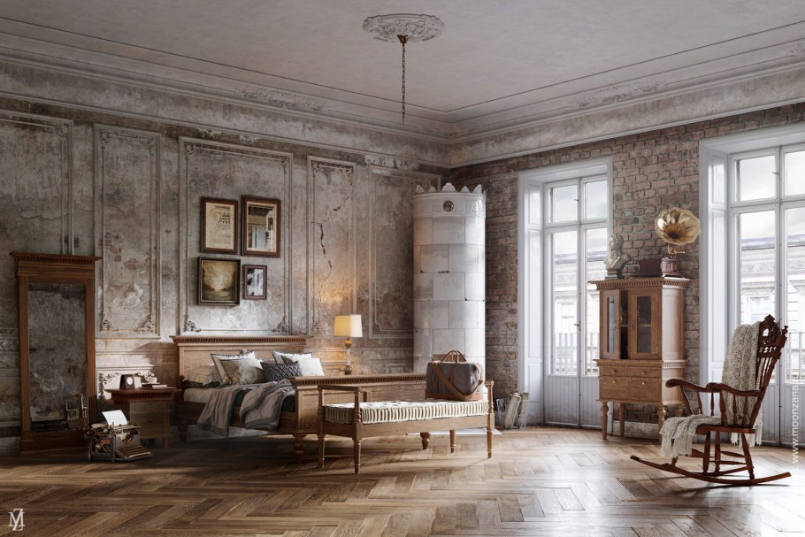 Стиль гранж в интерьере