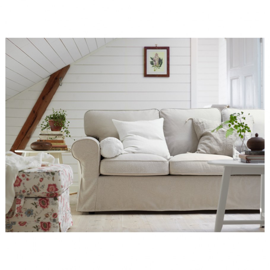 Диван-кровать ЭКТОРП икеа бежевый