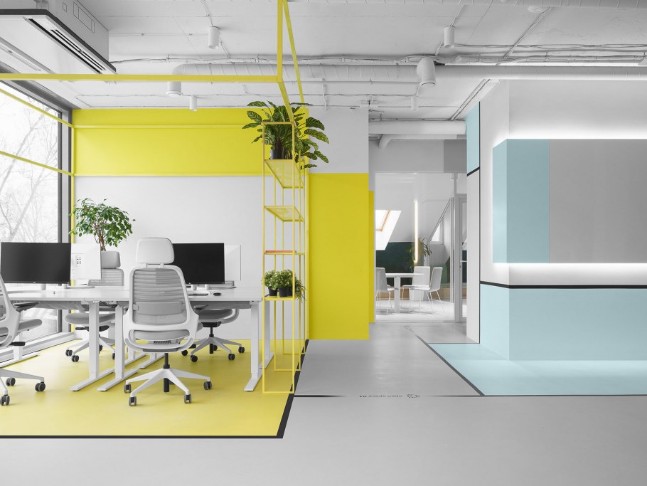 Дизайнерский интерьер офиса