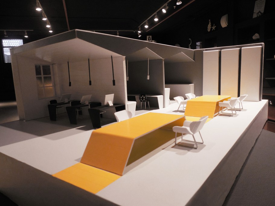 Макет интерьера кафе