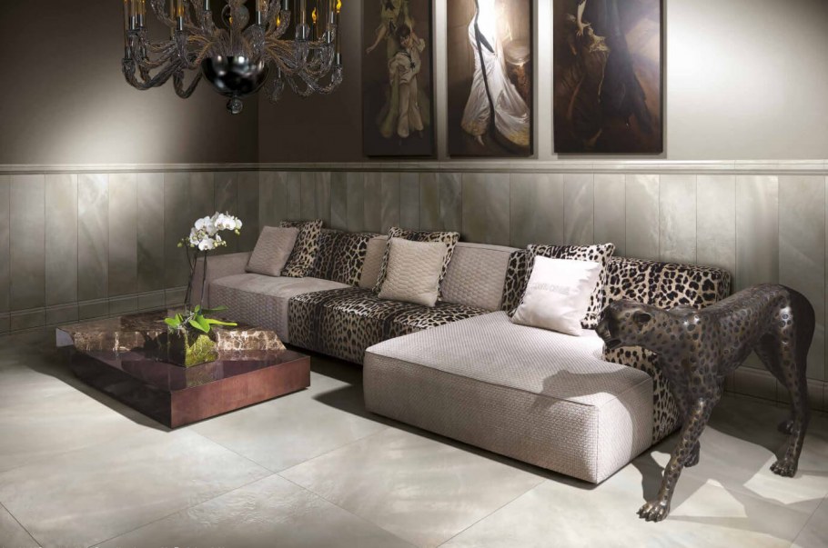 Керамогранит Роберто Кавалли Bright Pearl