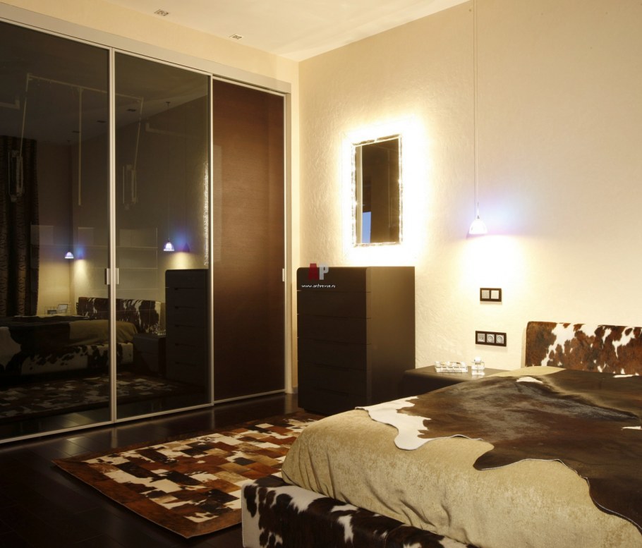 Спальня с евроремонтом и мебелью