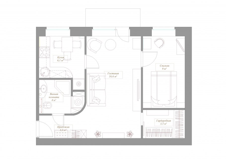 Проект ремонта хрущевки