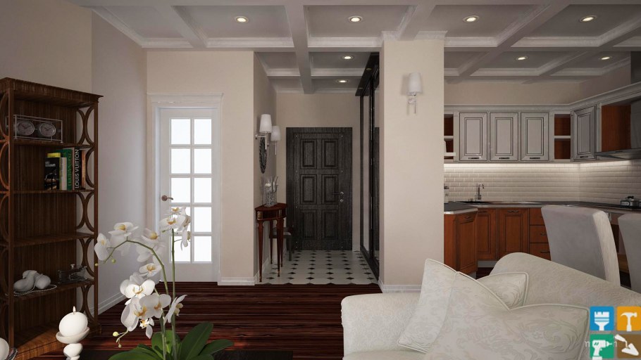 Перепланировка хрущевки 44 м2