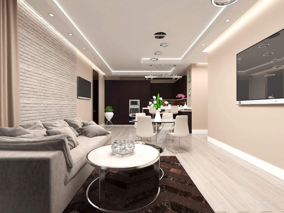 Молодежный интерьер квартиры