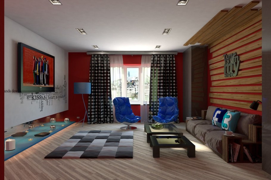 Молодежный интерьер
