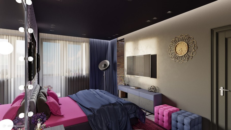 Дизайн спальни для молодежи