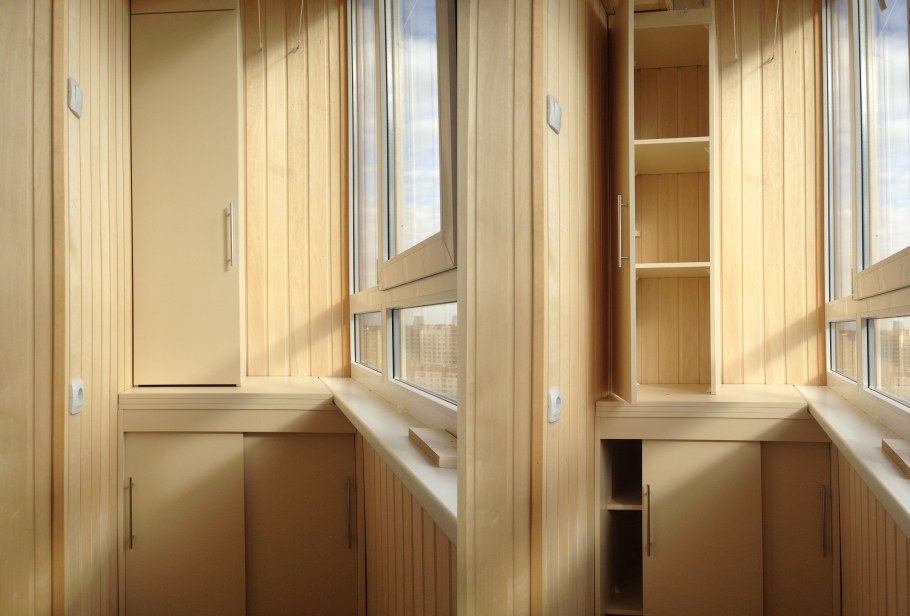 Шкафы для балкона и лоджии