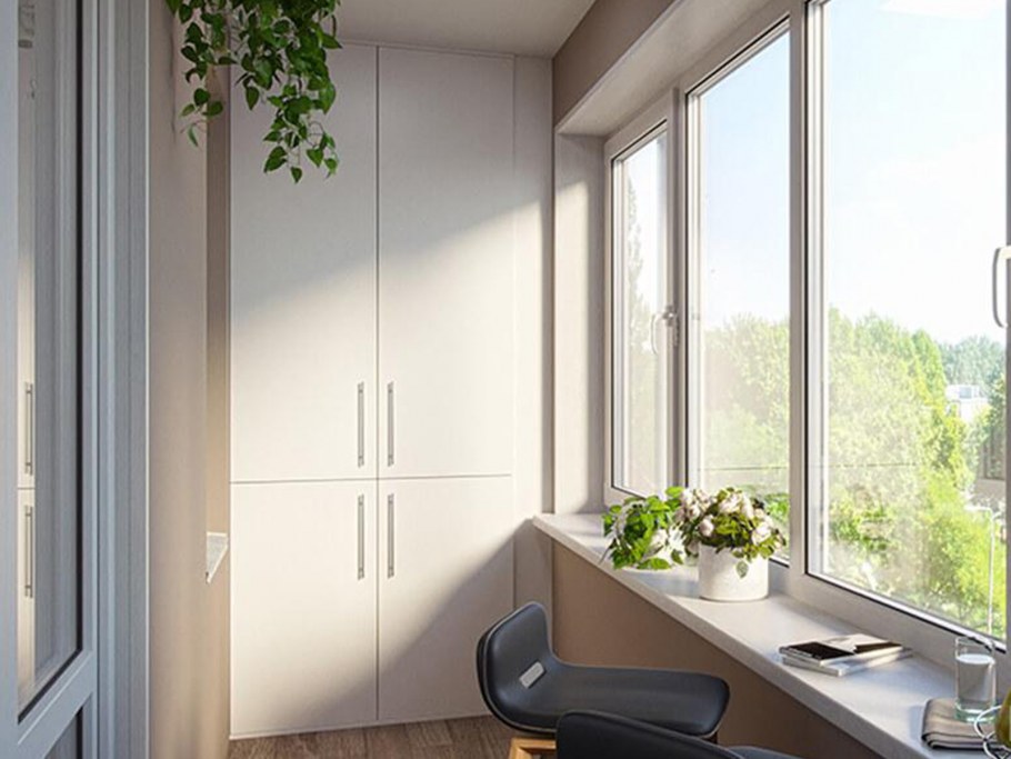 Шкафчики на лоджии