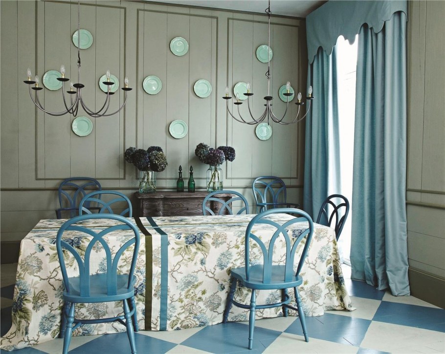 Пепельно розовый в интерьере