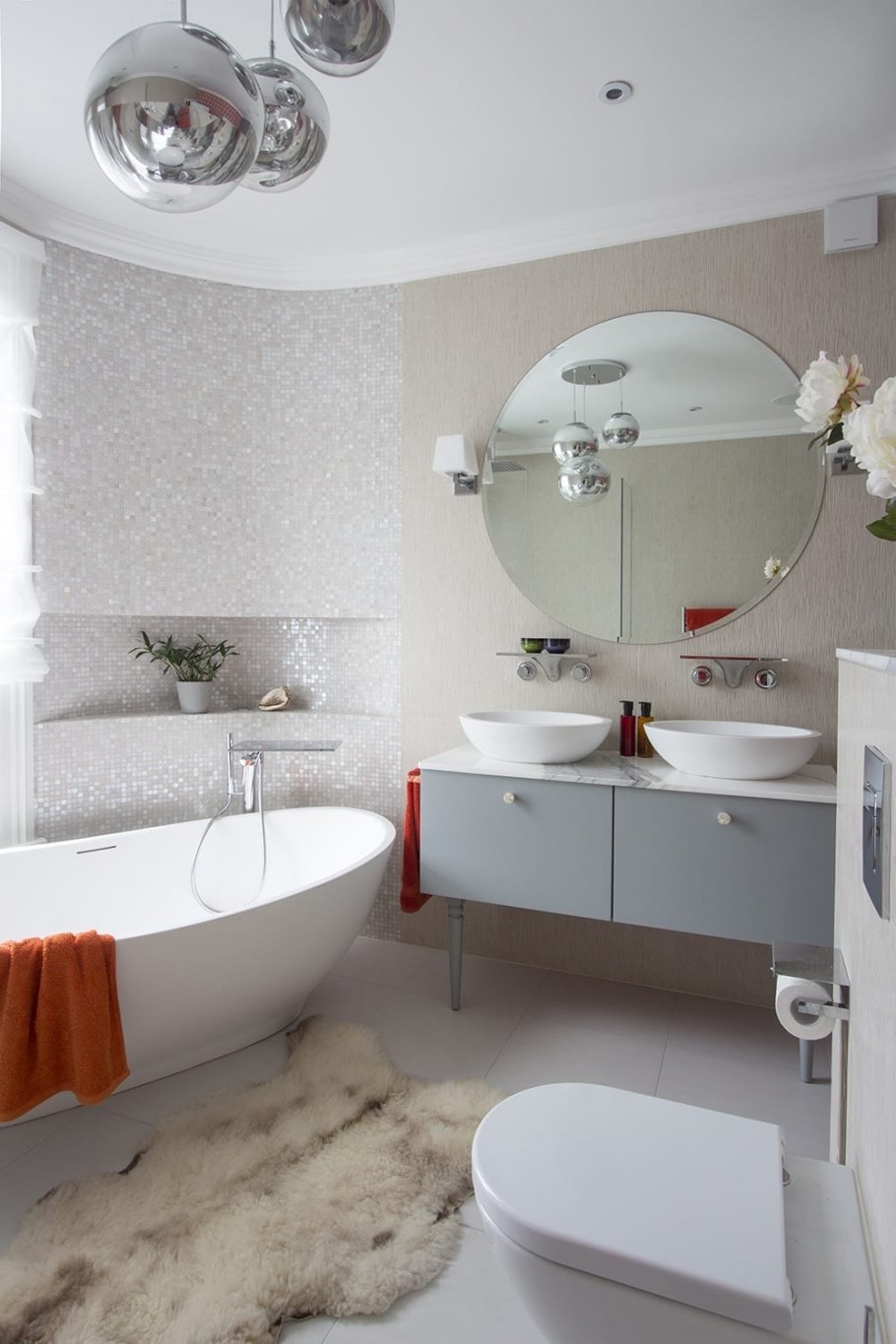 Ванной комнаты маленького размера