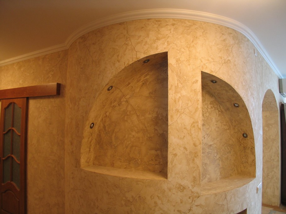 Декоративная штукатурка для внутренней отделки арок