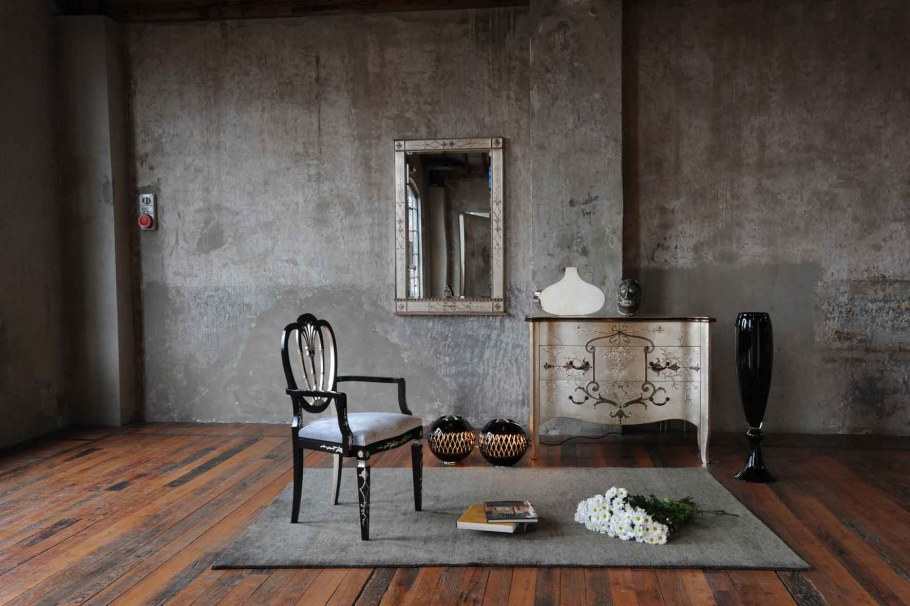 Серая состаренная стена интерьер