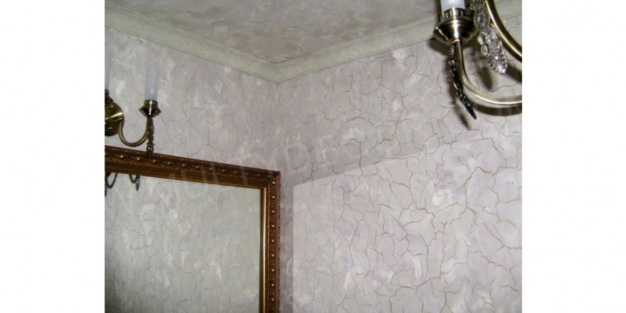 Декоративная штукатурка венецианская с кракелюром