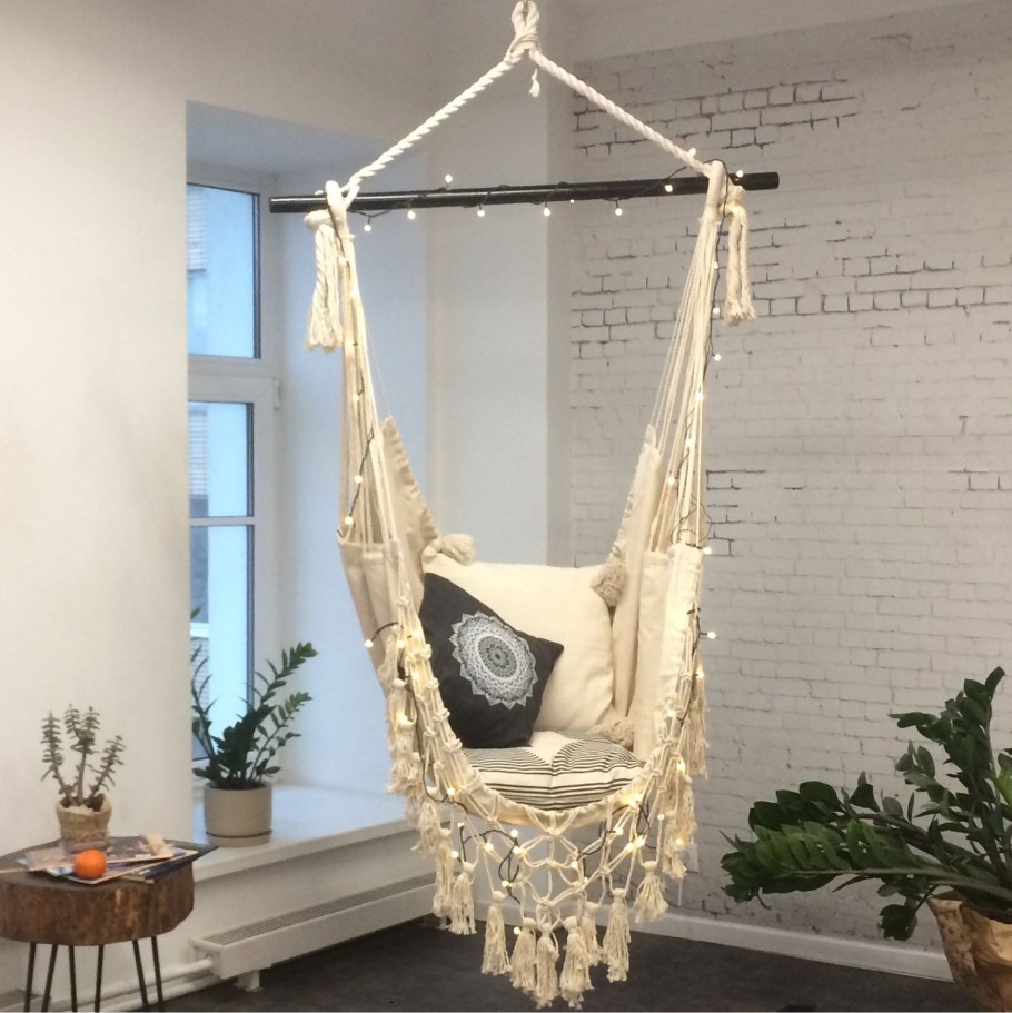 Кресло гамак в квартире