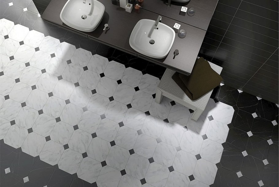 Equipe Octagon marmol Blanco 20х20