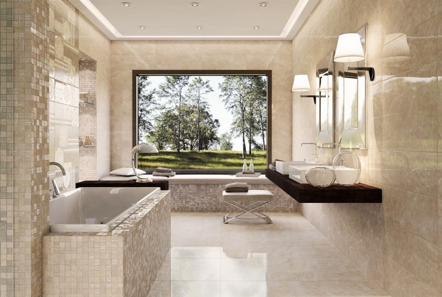 Плитка Элит Перл Уайт 25х75