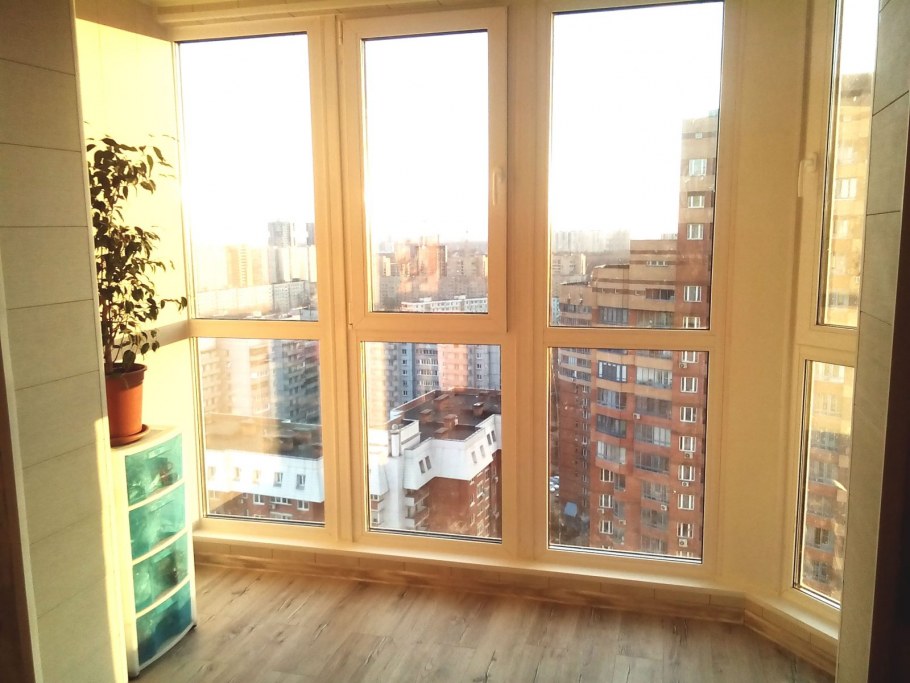 Объединение балкона серии п110т