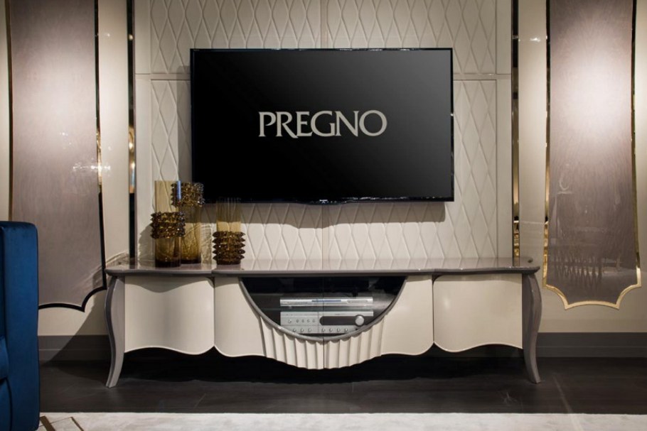 Тумба под телевизор в стиле арт деко