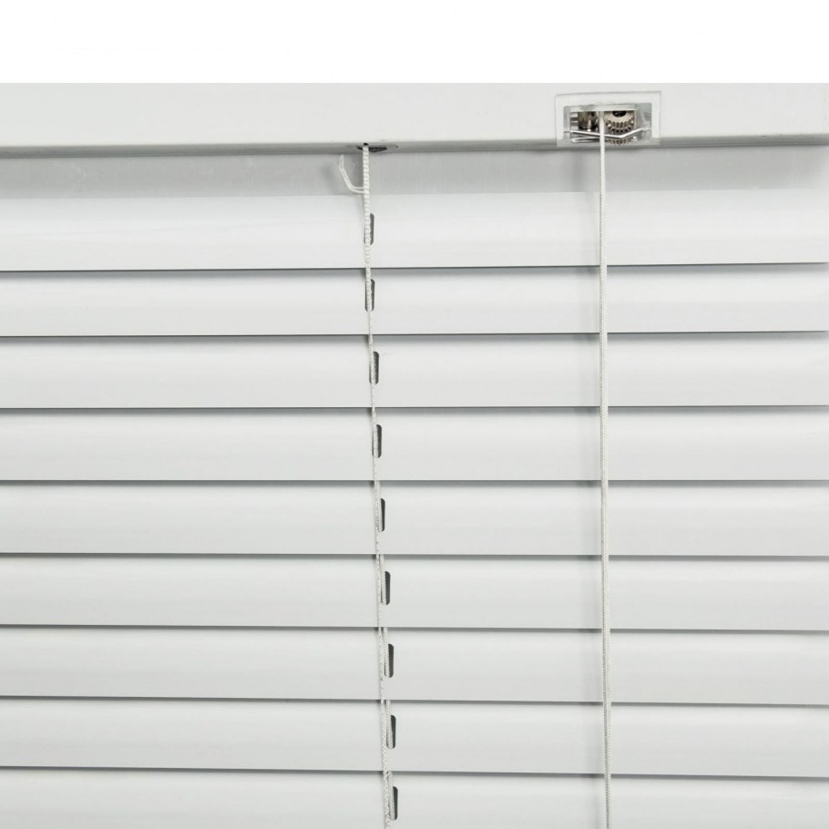 Жалюзи горизонтальные Ugo Loks 80х160см белый глянец 25мм, арт.вн048-80